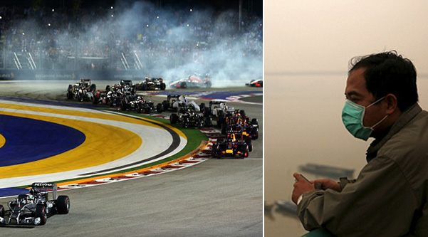 F1 Grand Prix Singapura Tetap Berlangsung Meski Terancam Kabut Asap